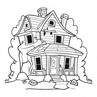 Monsterhuis Kleurplaat 120578-55287