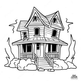 Monsterhuis Kleurplaat 120578-55288