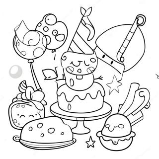 Fantastische Vaarwel Feest Kleurplaat 120811-55478