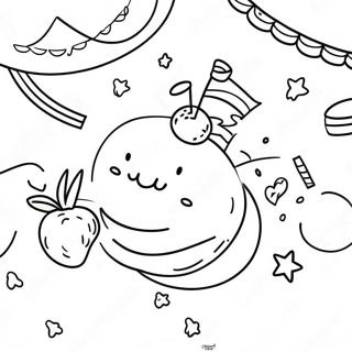 Fantastische Vaarwel Feest Kleurplaat 120811-55667