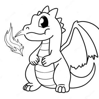 Charizard Die Vuur Blaast Kleurplaat 12081-278