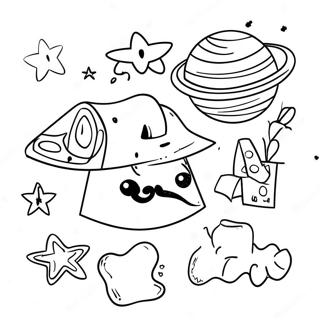 Creatieve Sterren Vbs Knutsel Kleurplaat 120863 55522