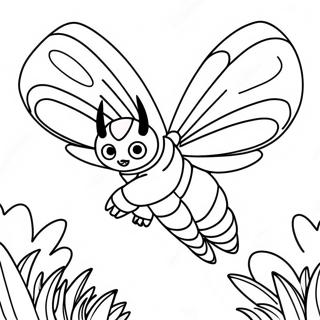 Mothra In Vlucht Kleurplaat 120886 55532