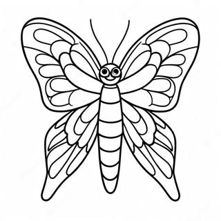 Mothra Met Kleurige Vleugels Kleurplaat 120888 55727
