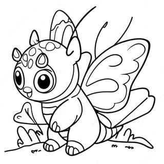 Mothra En Larve Kleurplaat Kleurplaten