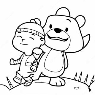 Avontuurlijke Calvin En Hobbes Kleurplaat 121039-55650