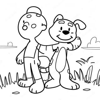 Avontuurlijke Calvin En Hobbes Kleurplaat 121039-55839