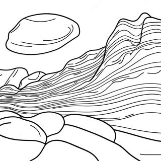 Mooie Sedimentaire Steenlagen Kleurplaat 121119-55910