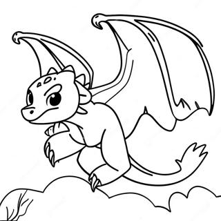 Majestueuze Nachtwoede In Vlucht Kleurplaat 121325-56050