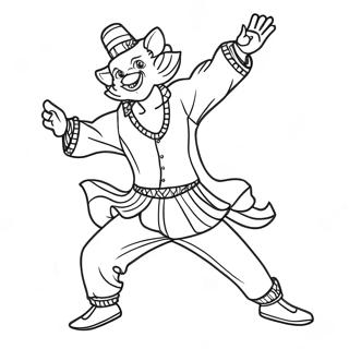 M3gan Dansen Kleurplaat 121479-56161