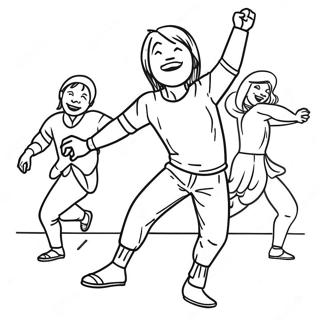 M3gan Dansen Kleurplaat 121479-56164