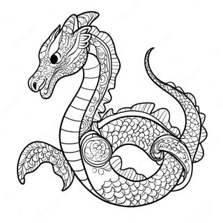 Majestueuze Zee Draak Kleurplaat 121504-56179