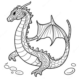 Majestueuze Zee Draak Kleurplaat 121504-56180