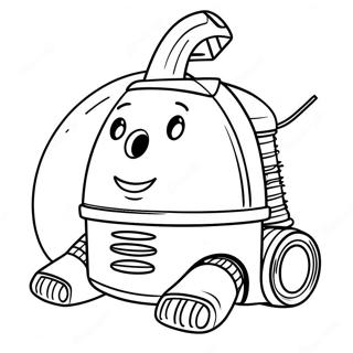 Grappige Stofzuiger Kleurplaat 121530-56199