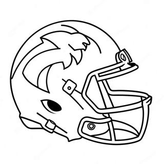 Denver Broncos Logo Kleurplaat 121657-56298