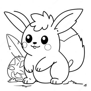 Flareon Kleurplaten