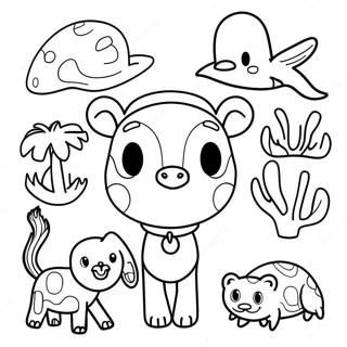 Levendige Werelddieren Kleurplaat 121839 56451