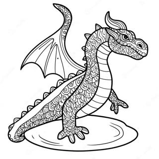 Water Draak Draak Kleurplaten