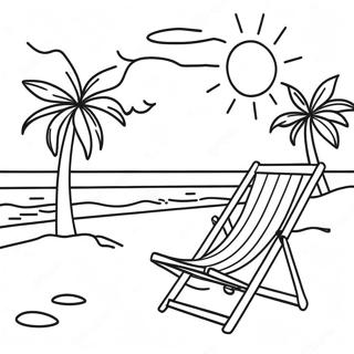 Zonnige Stranddag Kleurplaat 121911-56500