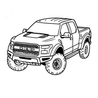 Ford Raptor Kleurplaten