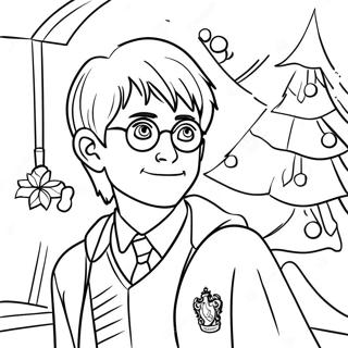 Harry Potter Kerst Kleurplaat 122142-56674