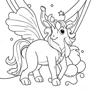 Magische Wezens Kerst Kleurplaat 122145-56687