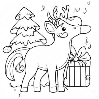 Magische Wezens Kerst Kleurplaat 122145-56688