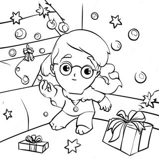 Harry Potter Kerst Kleurplaten