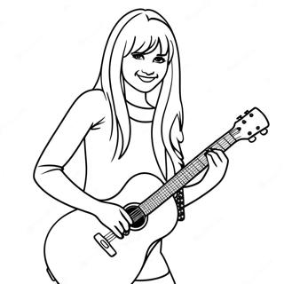 Hannah Montana Kleurplaten