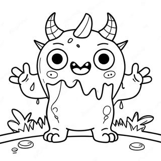 Vriendelijk Super Monster Kleurplaat 122502-57014