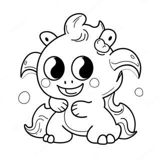 Schattig Super Monster Kleurplaat 122504-57024