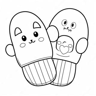Mittens Blad Kleurplaten
