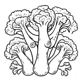 Broccoli Familie Kleurplaat 122556-57066