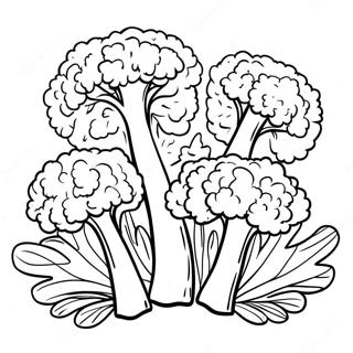 Broccoli Kleurplaten