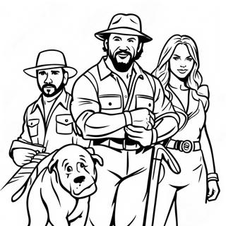 Jumanji Kleurplaten
