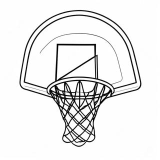 Cartoon Basketbalring Kleurplaat 122762 57223