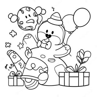 Spannende Gelukkige 2e Verjaardag Cadeaus Kleurplaat 122867-57307