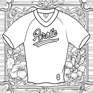 Vintage Jersey Kleurplaat 122892 57324