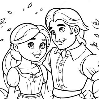 Avontuurlijke Rapunzel En Flynn Kleurplaat 122993-57396