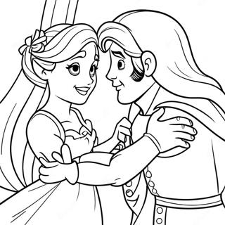 Speelse Rapunzel En Flynn Kleurplaat 122996-57405