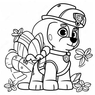 Paw Patrol Thanksgiving Kleurplaten