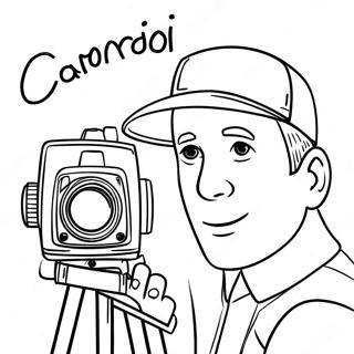 Camera Man Skibidi Kleurplaten