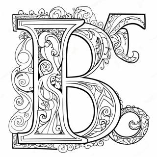 Funky Letter F Kleurplaat 123407 57728