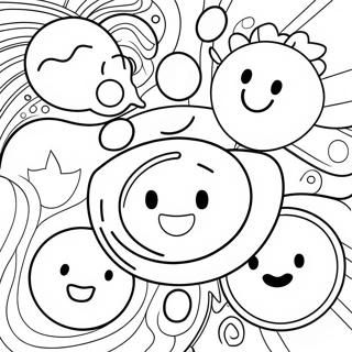 Blije Gezichtsuitdrukkingen Kleurplaat 123482 57778