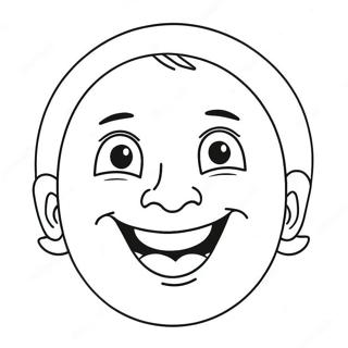 Blije Gezichtsuitdrukkingen Kleurplaat 123482 57779