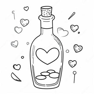 Sprankelende Liefdesdrank Kleurplaat 123793-58025