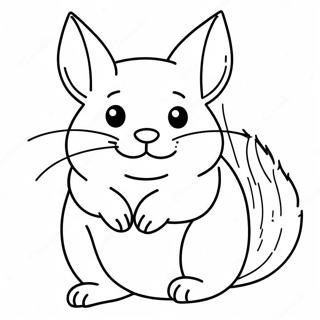 Chinchilla Kleurplaten