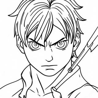 Eren Yeager Met Zwaard Kleurplaat 124149 58390