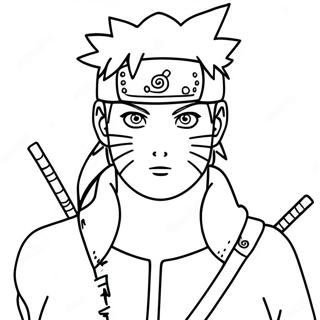 Naruto Shippuden Kleurplaten