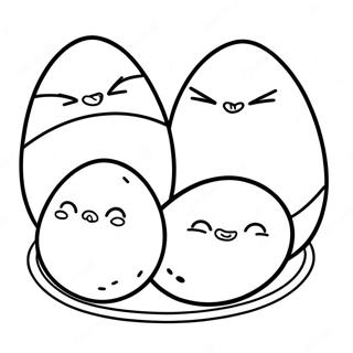 Spiegelei Kleurplaat 124382-58570